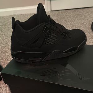 Jordan black cats size 9.5